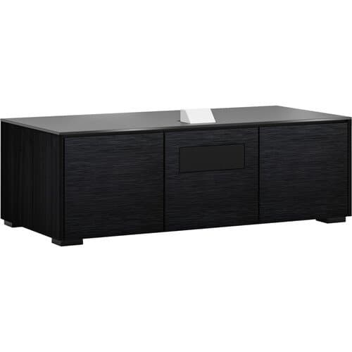 Salamander Designs Chameleon Collection Chicago 237S EPS Cabinet for the Epson LS500 Projector (Black Oak, Grass Texture, with Black Solid Surface Top)