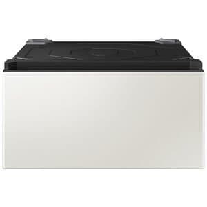 Samsung Bespoke AI Laundry Combo Pedestal with Storage Drawer-Ivory