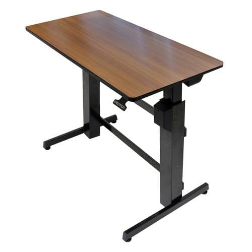 Ergotron Workfit-D, Melamine Walnut Wood Grain