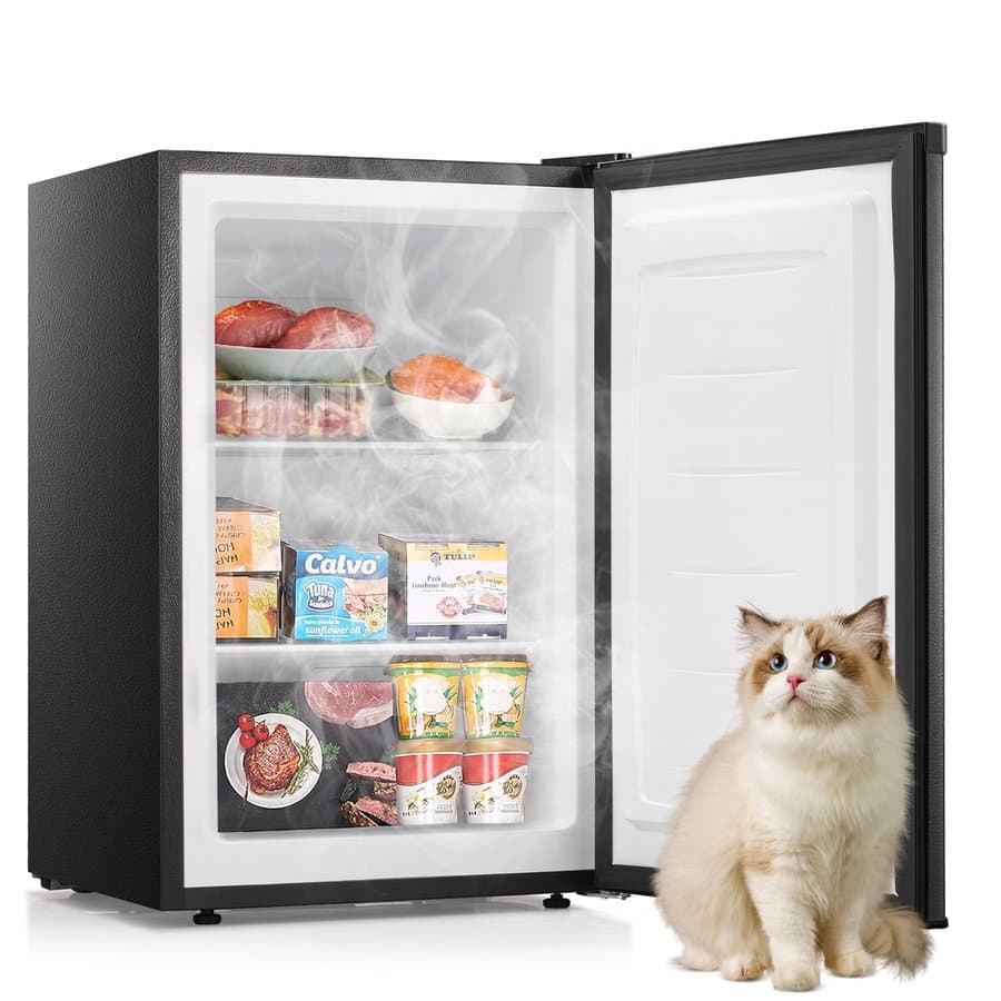 COWSAR 3-cu ft Garage Ready Upright Freezer ( Black )