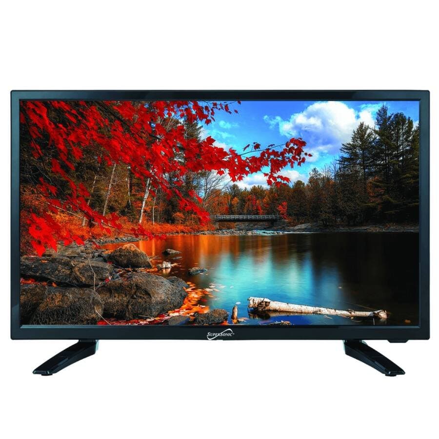 24" 12 Volt ACDC Widescreen LED HDTV with USB, SD Card Reader and HDMI