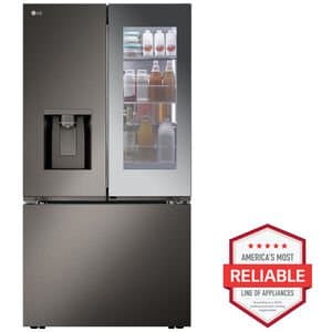 LG 26 Cu. Ft. French Door Refrigerator 36" Black Stainless Steel