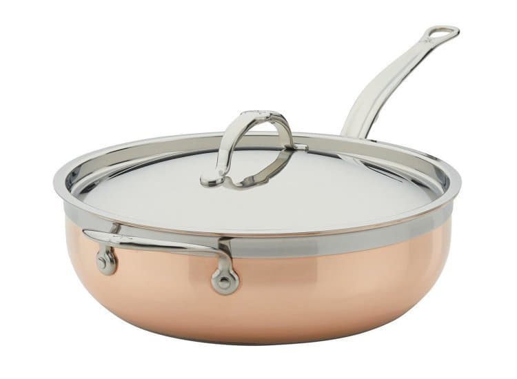 Hestan CopperBond 3.5 Qt Induction Copper Essential Pan With Lid