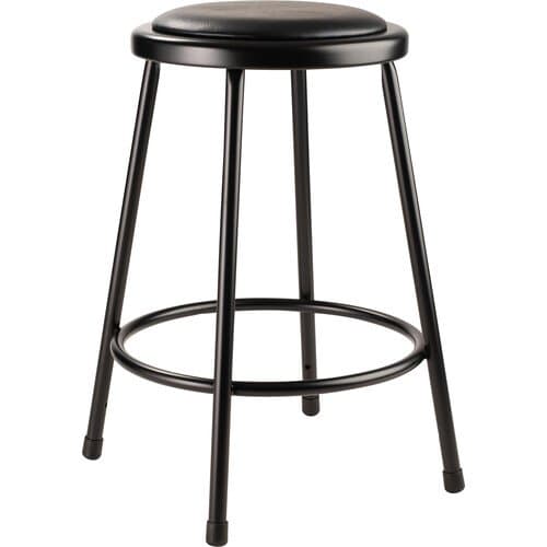 Oklahoma Sound Vinyl Padded Stool (24", Black)