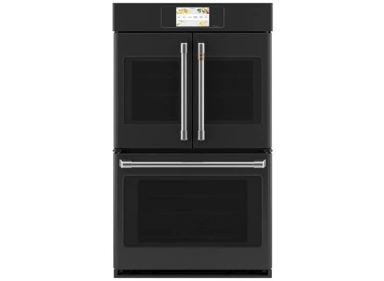 Cafe Cafe 30" Double Wall Oven Matte Black