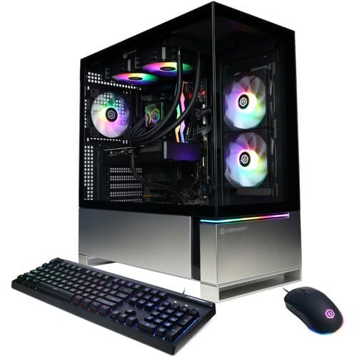 CyberPowerPC Gamer Supreme Liquid Cool Desktop Computer (Black) (32 GB, 2 TB, AMD Ryzen 7 8700F)