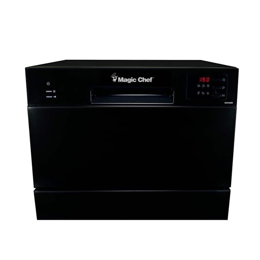 Magic Chef Countertop 21 Dishwashers Black