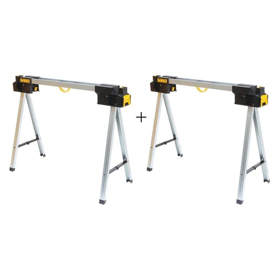 32 in. Metal Folding Sawhorse (2 Pack)
