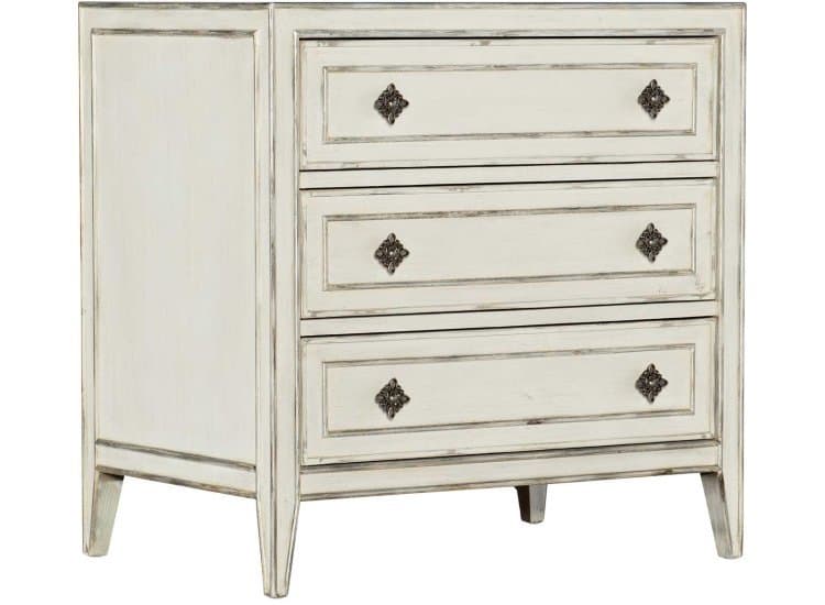 Hooker Furniture Sanctuary Anastasie Nightstand, Blanc