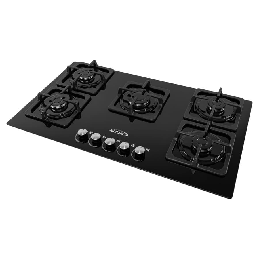 Artesano Iron Works 36" Black Natural Gas 5 Burner Cooktop CG-601-V5S