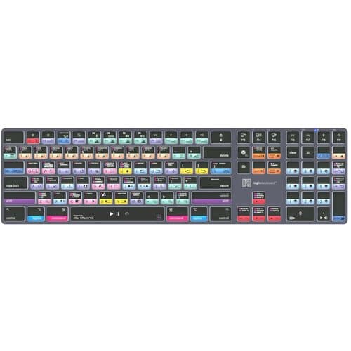 Logickeyboard TITAN Adobe After Effects CC Wireless Keyboard for Mac