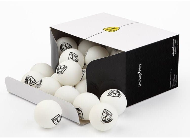 Killerspin 25 Pack White 4 Star Hardball 40+ Table Tennis Balls