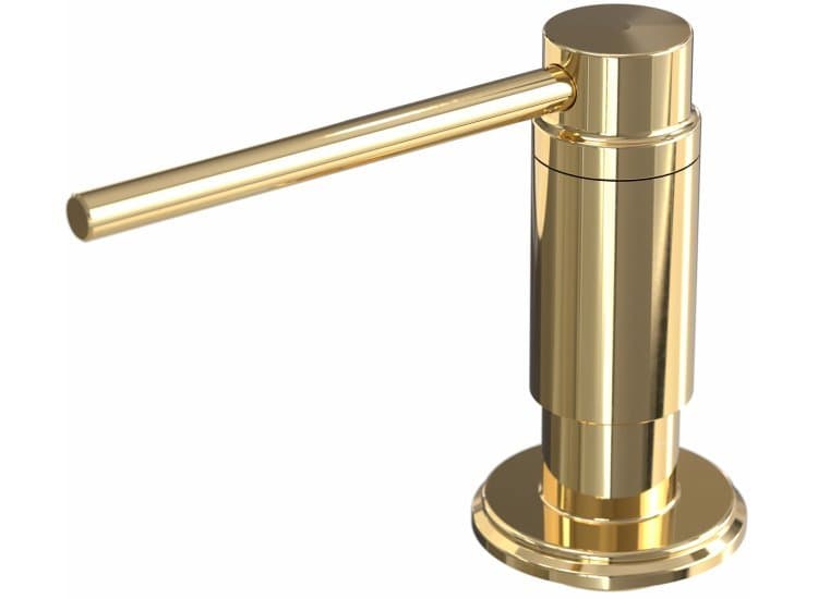 Aspect Lurano Soap Dispenser, Unlacquered Polished Brass