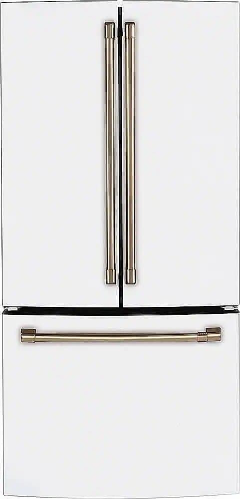 Cafe Cafe 18.6 Cu. Ft. French Door Refrigerator 33" Matte White