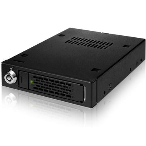 Icy Dock ToughArmor 2.5" SATA HDD & SSD Mobile Rack for 3.5" Drive Bay (Matte Black)