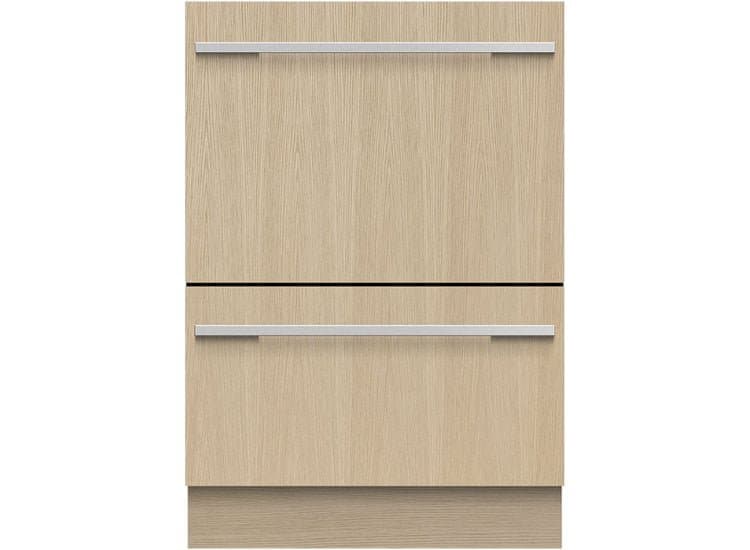 Fisher & Paykel Series 11 24" Custom Panel Integrated Double DishDrawer Dishwasher, Tall, Sanitize - DD24DTX6I1