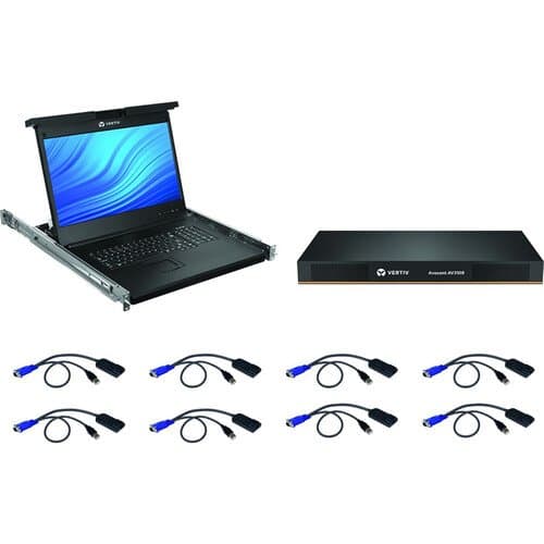 Vertiv Avocent 18.5" LCD Local Rack Access Console with KVM Switch