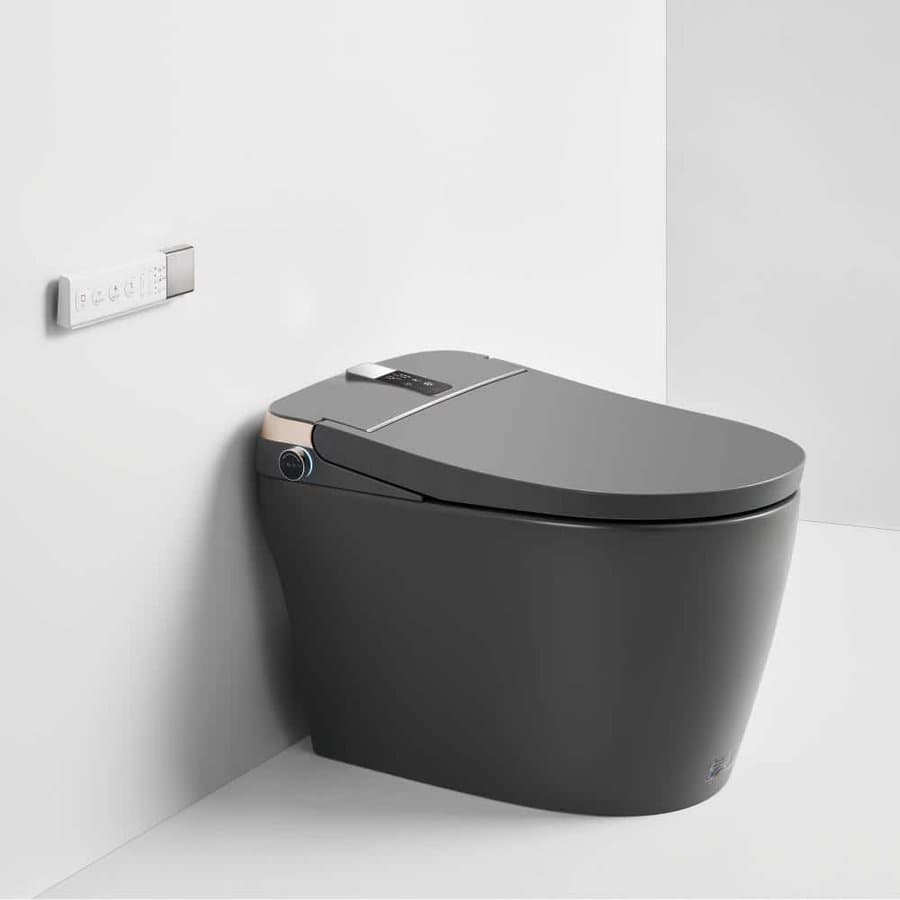 UPIKER 1-piece 12-inch Elongated Smart Bidet Toilet