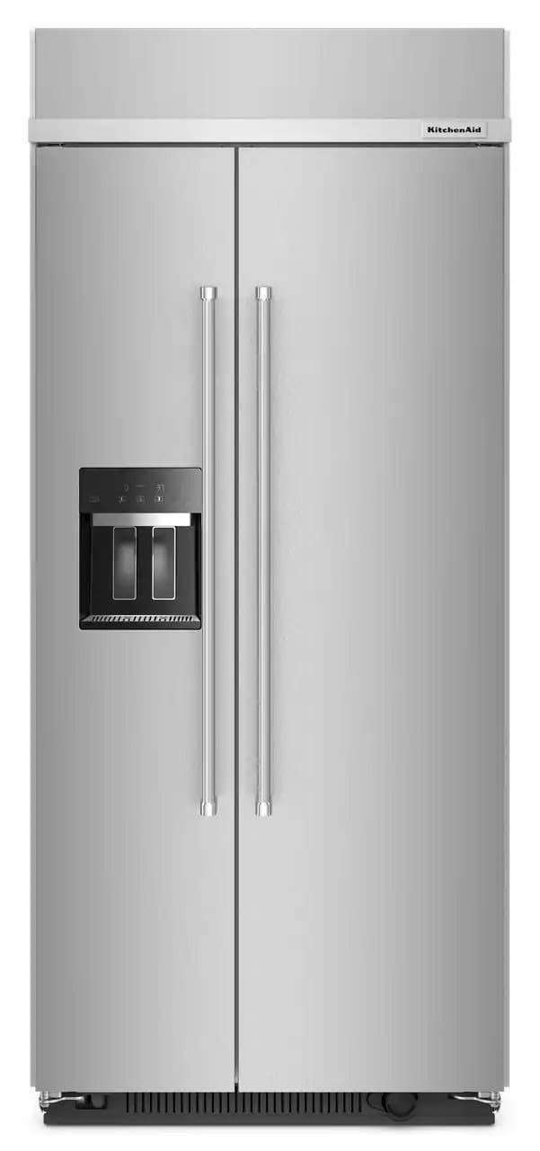 36 in. 20.8 cu. ft. Countertop Depth Side-by-Side Refrigerator in Stainless Steel with PrintShield Finish