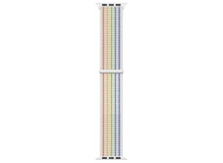 Abt 38/40/41/42mm Nylon Apple Watch Sport Loop Band Rainbow