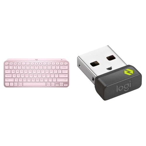 Logitech MX Wireless Keys Mini Keyboard and Anywhere 3S Mouse Kit (Rose)