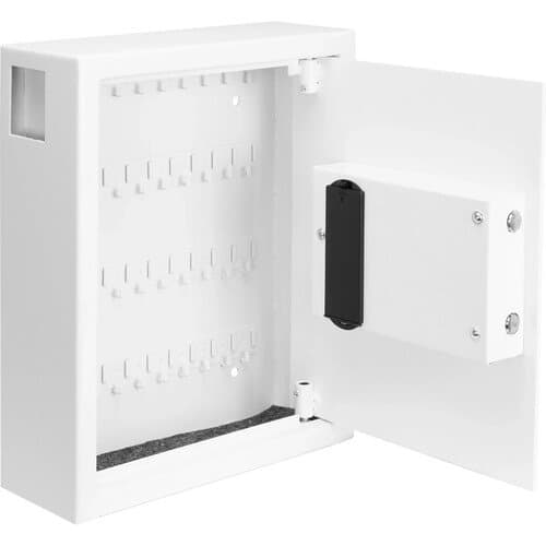 Barska 40-Key Wall Safe with Digital Keypad (White)