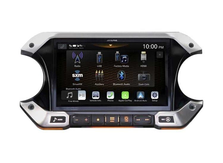 Alpine 9" Digital Media Receiver w/ Hi-Res Audio Playback For 2018-Up Jeep Wrangler JL & Gladiator-I509-WRA-JL