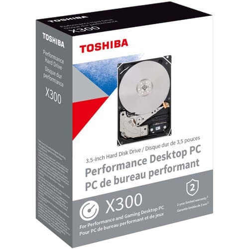 Toshiba 8TB X300 Performance 3.5" CMR Internal Hard Drive
