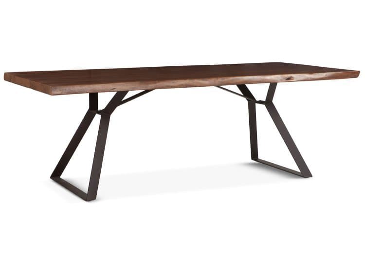 Home Trends & Design 94" Walnut London Loft Dining Table