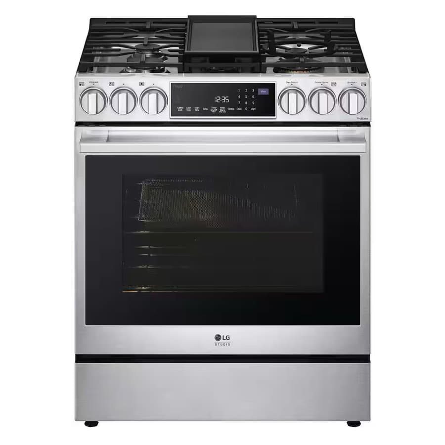 LG STUDIO 6.3 Cu. Ft. InstaView Gas Slide-In Range