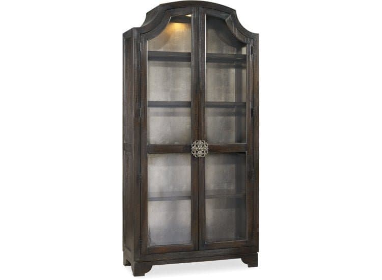 Hooker Furniture Living Room Sanctuary Glass Bunching Curio