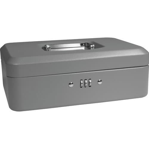 Barska 10" Cash Box with Combination Lock (Gray)