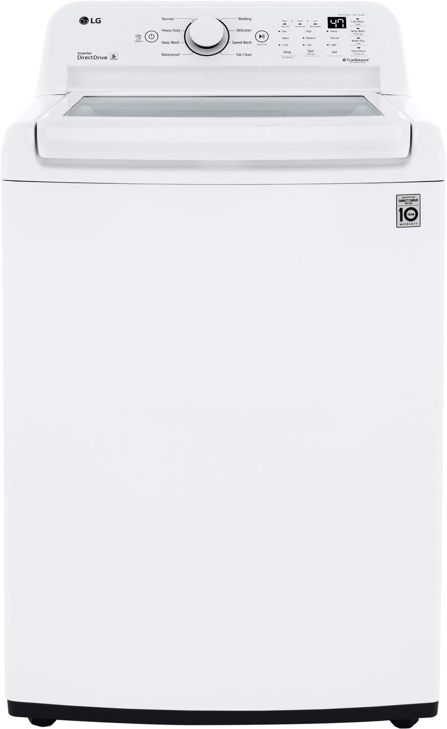 LG ColdWash Impeller Large ( 4.5-cu ft ) Top-Load Washer ( White )