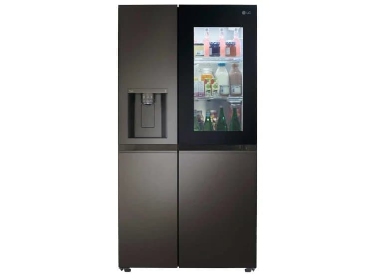 LG 27 Cu. Ft. Side-by-Side Refrigerator 36" Black Stainless Steel