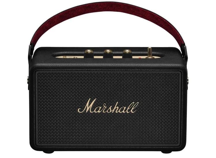 Marshall Kilburn III Portable Speaker Bluetooth, Black and Brass-1007443