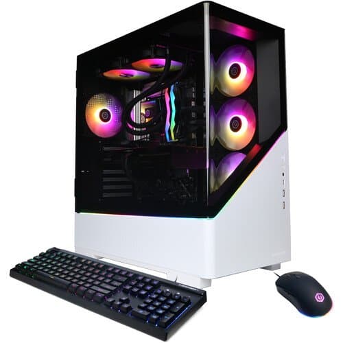 CyberPowerPC Gamer Supreme Liquid Cool Desktop Computer (White) (32 GB, 2 TB, Intel Core Ultra 9 285K)