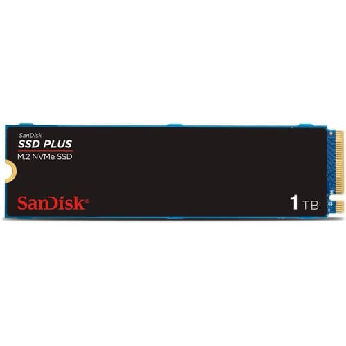 SanDisk 1TB SSD PLUS M.2 NVMe PCIe 3.0 M.2 Internal SSD