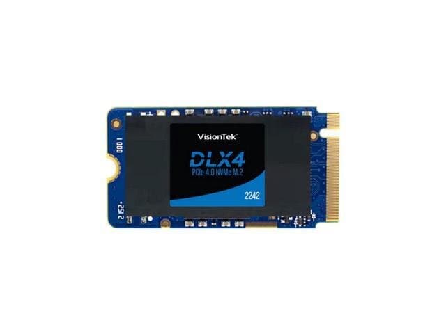 VisionTek DLX4 1 TB Solid State Drive-M.2 2242 Internal-PCI Express NVMe (PCI Express NVMe 4.0 x4) - Desktop PC Device Supported-500 TB TBW -