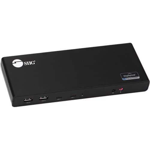 SIIG USB 3.1 Type-C Dual 4K Docking Station with Power Delivery (60W)