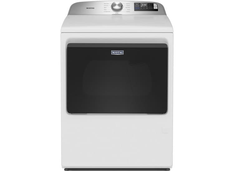 Maytag 7.4 Cu. Ft. Smart Electric Dryer with Extra Power, White-MED6205RW
