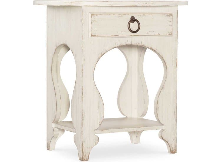 Hooker Furniture Americana Oval Nightstand with One-Drawer, Americana Daisy
