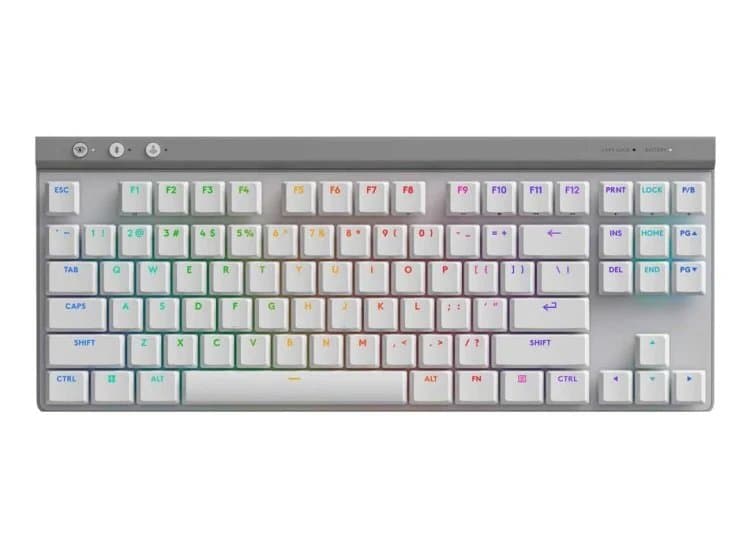 Logitech G515 Lightspeed TKL Wireless Gaming Keyboard Linear, White