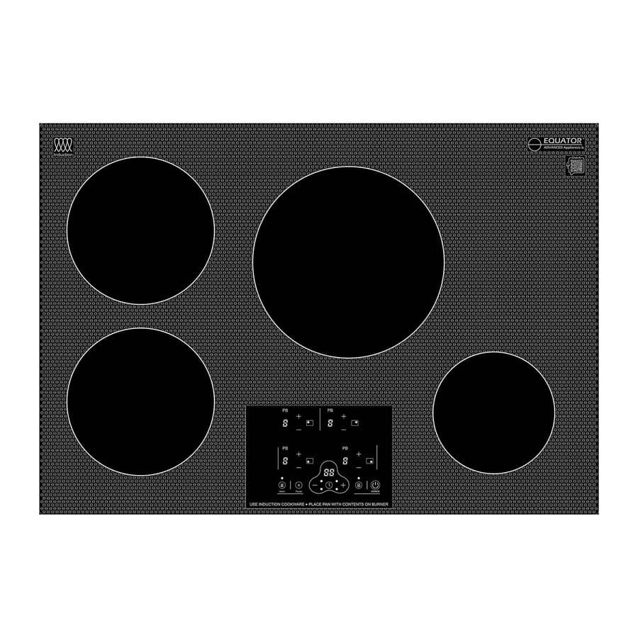 Equator 30" Built-In 4 Burner Induction Cooktop POWER BOOST Keep Warm 240V/7400W BIC 304