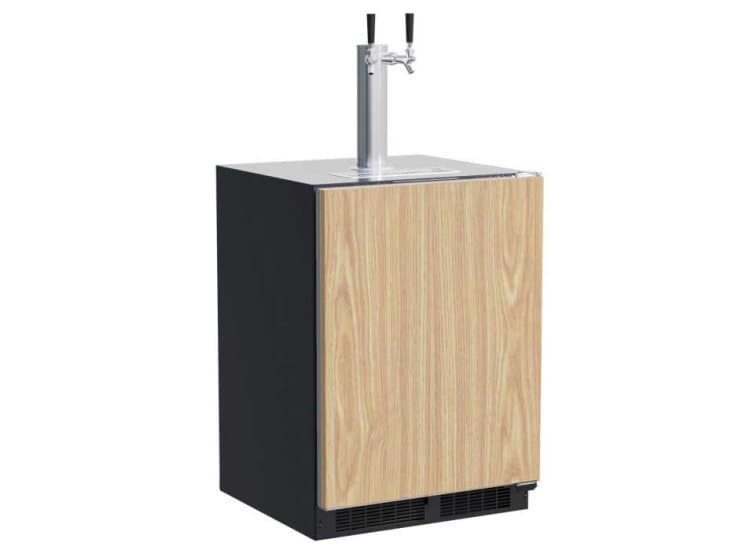 Marvel Beverage Dispenser with Twin Tap 24 Inch Custom Panel-MLKR224-ISB1A