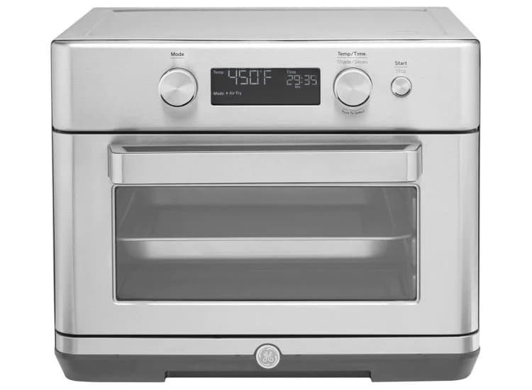 GE Stainless Steel Digital Air Fry 8-in-1 Toaster Oven