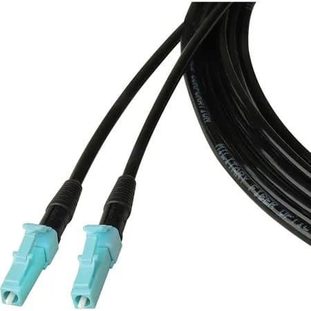 Camplex TAC1 Simplex OM3 Multimode LC Fiber Optic Single Channel Tactical Cable, 250'