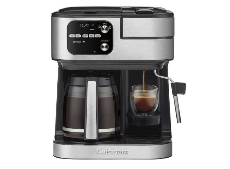 Cuisinart Coffee Center Barista Bar 4-in-1 12-Cup Coffeemaker, Stainless Steel