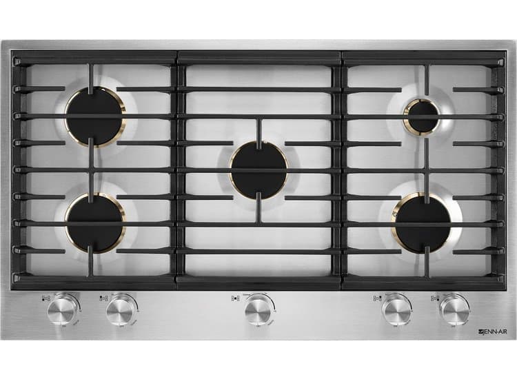 JennAir 36" Gas Cooktop Stainless Steel