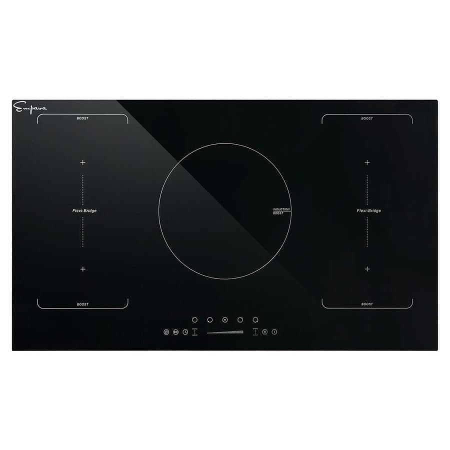36 in. Electric Induction Modular Cooktop, Black with 5 Elements