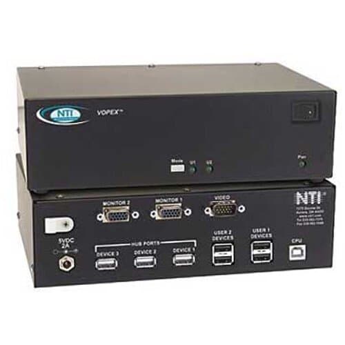 Network Technologies VOPEX 2-Port VGA/USB KVM Splitter